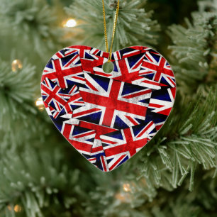 Union Jack British England Vlag Keramisch Ornament