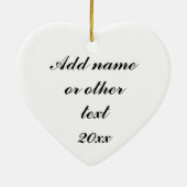 Union Jack British England Vlag Keramisch Ornament (Achterkant)