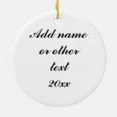 Union Jack British England Vlag Keramisch Ornament (Achterkant)