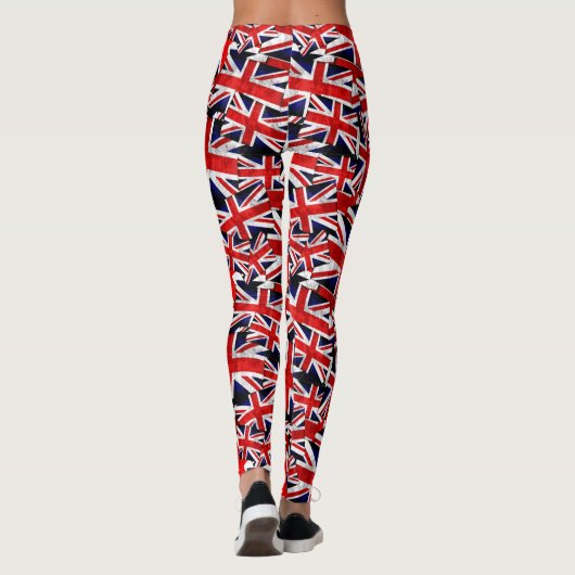 Union Jack British England Vlag Leggings (Achterkant)