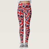 Union Jack British England Vlag Leggings (Voorkant)
