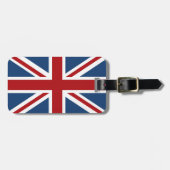Union Jack British Flag Bagagelabel (Voorkant horizontaal)