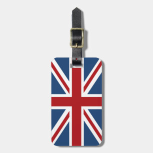 Union Jack British Flag Bagagelabel