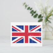 Union Jack British Flag Briefkaart (Staand voorkant)