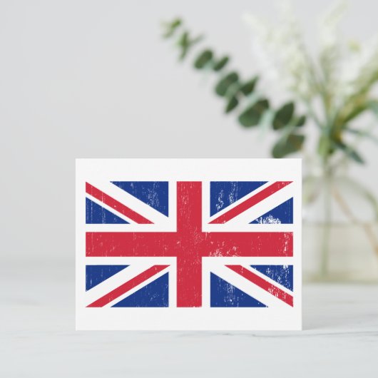 Union Jack British Flag Briefkaart (Staand voorkant)