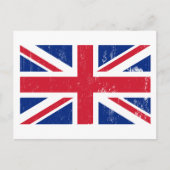 Union Jack British Flag Briefkaart (Voorkant)