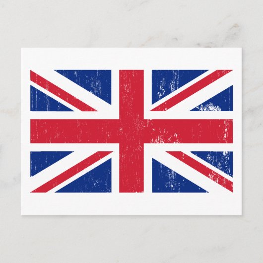 Union Jack British Flag Briefkaart (Voorkant)