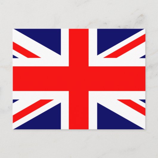 Union Jack British Flag Briefkaart (Voorkant)
