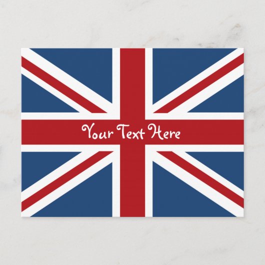 Union Jack British Flag Briefkaart (Voorkant)