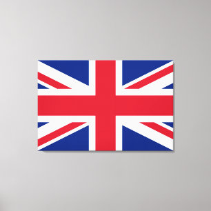 Union Jack ~ British Flag Canvas Afdruk