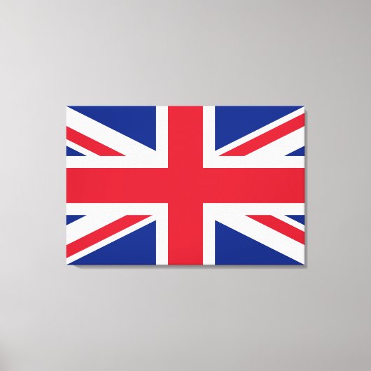 Union Jack ~ British Flag Canvas Afdruk (Voorkant)