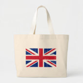 Union Jack British Flag Canvas tas (Voorkant)