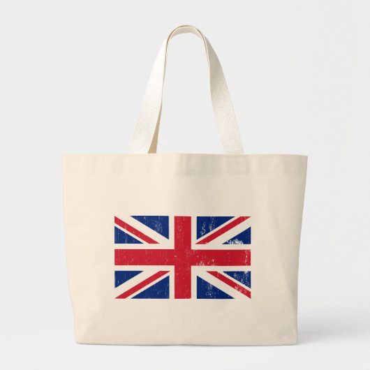 Union Jack British Flag Canvas tas (Voorkant)