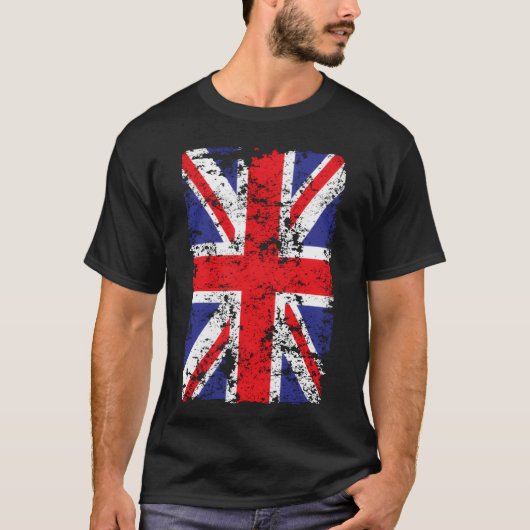 Union Jack British Flag Great Britain Novelty fami T-shirt (Voorkant)