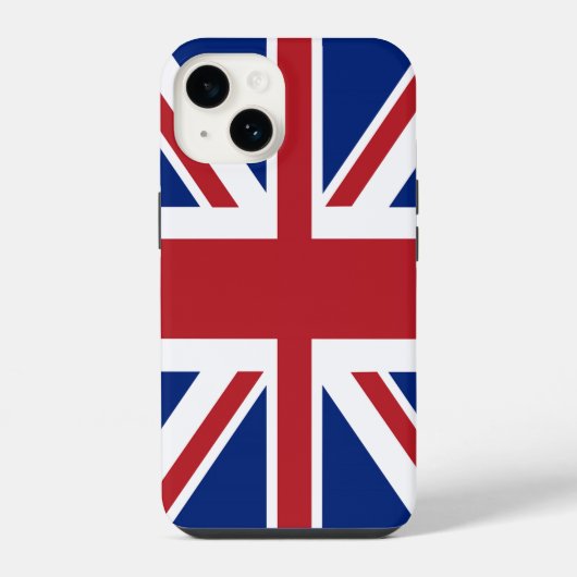 Union Jack British Flag iPhone Hoesje (Achterkant)