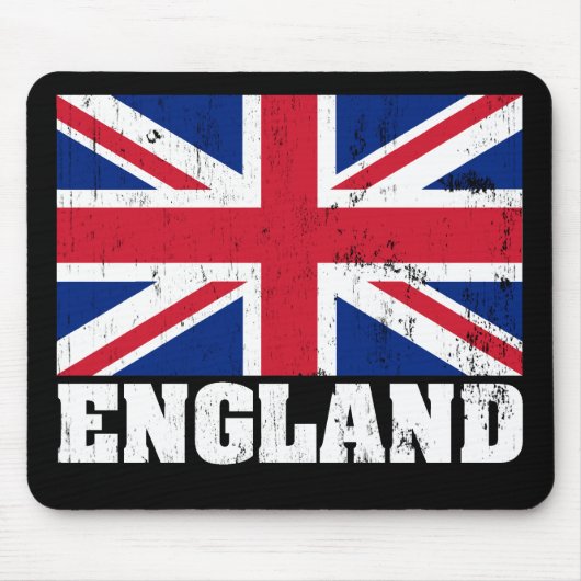 Union Jack British Flag Mousepad Muismat (Voorkant)