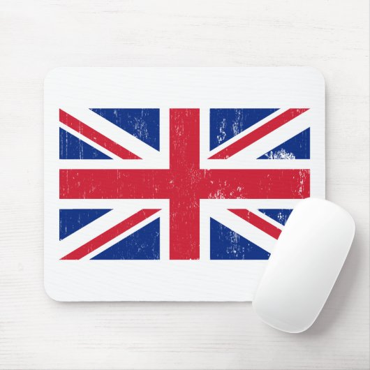 Union Jack British Flag Mousepad Muismat (Met muis)