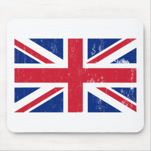 Union Jack British Flag Mousepad Muismat