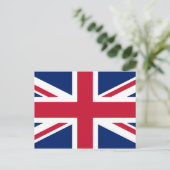 Union Jack British Flag of England Briefkaart (Staand voorkant)