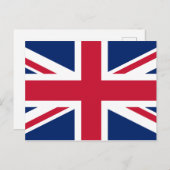 Union Jack British Flag of England Briefkaart (Voorkant / Achterkant)