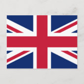 Union Jack British Flag of England Briefkaart (Voorkant)