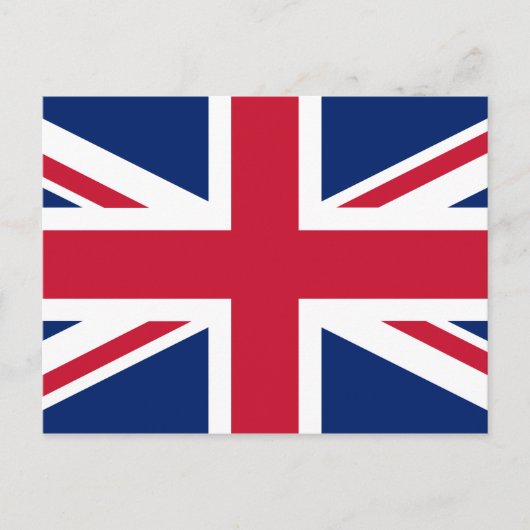 Union Jack British Flag of England Briefkaart (Voorkant)