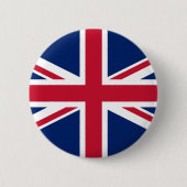 Union Jack British Flag Pin Button (Voorkant)