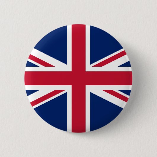 Union Jack British Flag Pin Button (Voorkant)