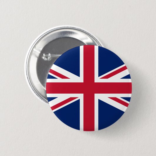 Union Jack British Flag Pin Button (Voorkant /achterkant)