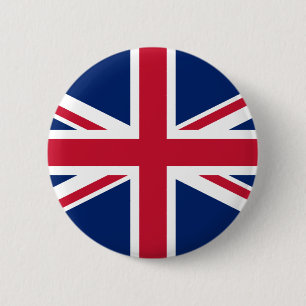 Union Jack British Flag Pin Button