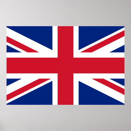 Union Jack ~ British Flag Poster (Voorkant)