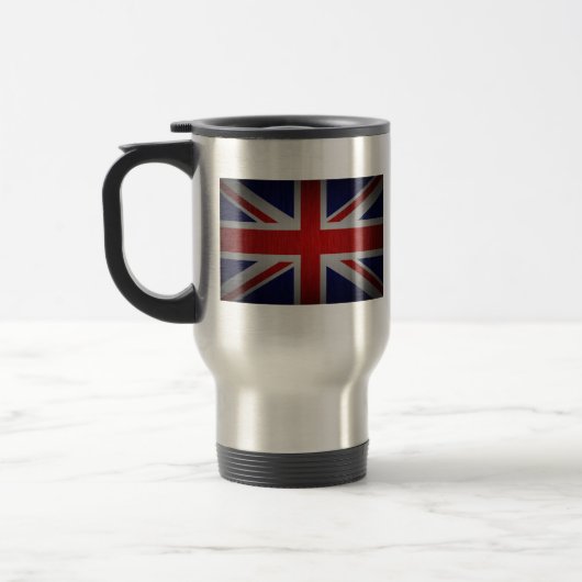 Union Jack British Flag Reisbeker (Links)