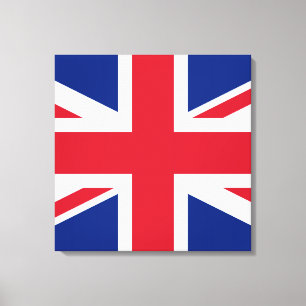 Union Jack ~ British Flag - Square Canvas Afdruk