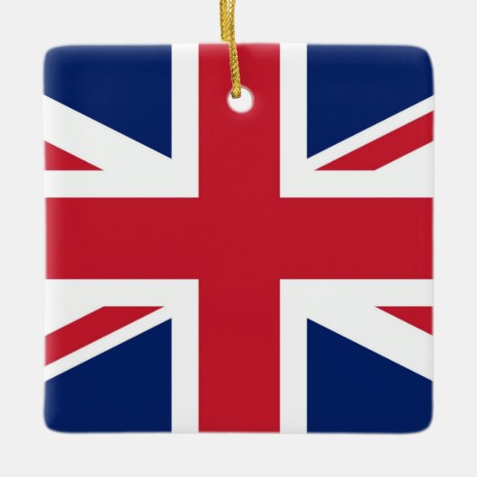 Union Jack British Flag UK Golf Head Cover Keramisch Ornament (Voorkant)
