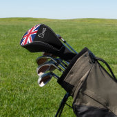 Union Jack British Flag UK Golf Head Hoesje Golfheadcover (Insitu)