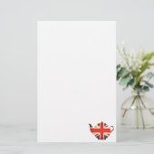 Union Jack British Teapot Briefpapier (Staand voorkant)