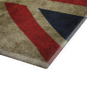 Union Jack British UK antiek grunge flag Snijplank (Hoek)