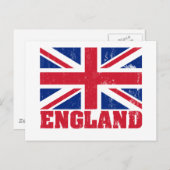 Union Jack Britse vlag Briefkaart (Voorkant / Achterkant)