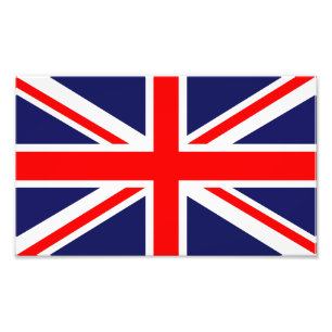 Union Jack - Britse vlag Foto Afdruk