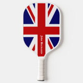 Union Jack - Britse vlag - Gepersonaliseerd Pickleball Paddle (Achterkant)