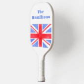 Union Jack Britse vlag Groot-Brittannië Pickleball Paddle (Links)