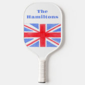 Union Jack Britse vlag Groot-Brittannië Pickleball Paddle (Achterkant)