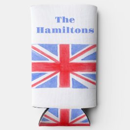 Union Jack Britse vlag Groot-Brittannië Seltzer Blikjeskoeler