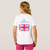 Union Jack Britse vlag Groot-Brittannië T-shirt (Achterkant volledig)