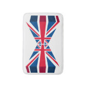 Union Jack, Britse vlag in 3D Badmat (Voorkant Verticaal)