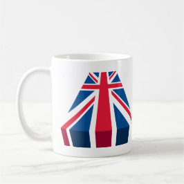 Union Jack, Britse vlag in 3D Koffiemok