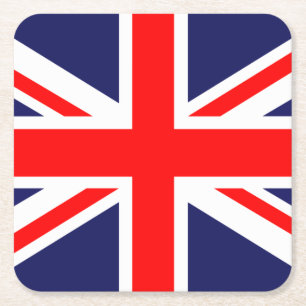 Union Jack - Britse vlag Kartonnen Onderzetters
