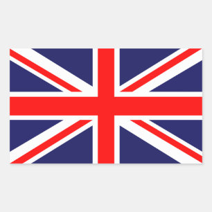 Union Jack - Britse vlag Rechthoekige Sticker