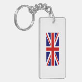 Union Jack Britse Vlag Sleutelhanger (Voorkant Links)