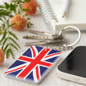 Union Jack - Britse vlag Sleutelhanger (Voorkant Rechts)